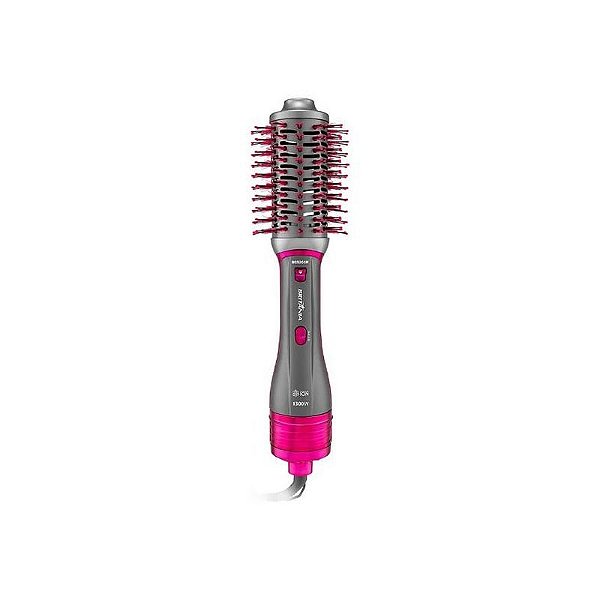 Escova Elétrica Britânia BES26SR 1300W Bivolt - Cinza e Rosa