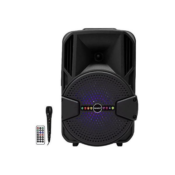 Caixa de Som Bluetooth Prosper P-1088 - 10W RMS, USB e FM - Preta