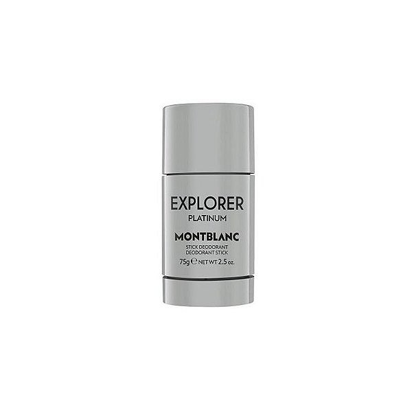 Desodorante Mont Blanc Explorer Platinum 75g - Frescor e Elegância para o Dia a Dia