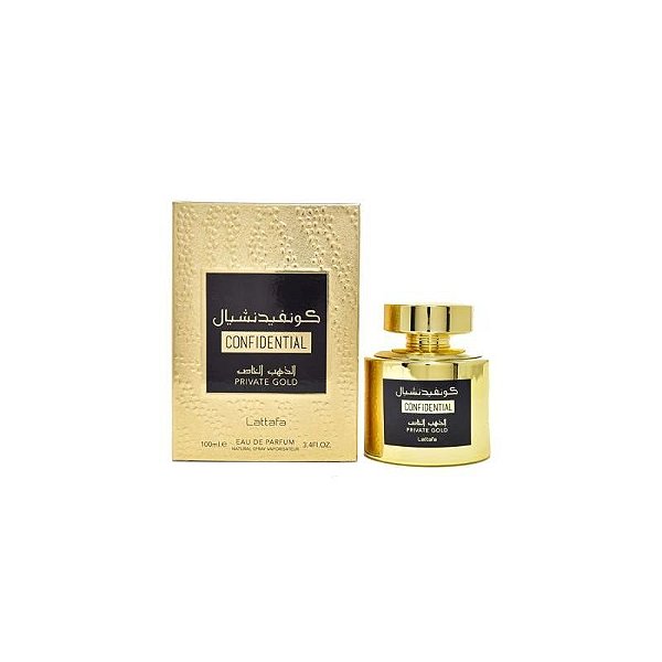Perfume Lattafa Confidential Private Gold Eau de Parfum 100ML