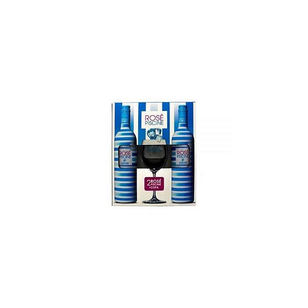 Combo Bebida Rosé e Taça Piscine 600ML