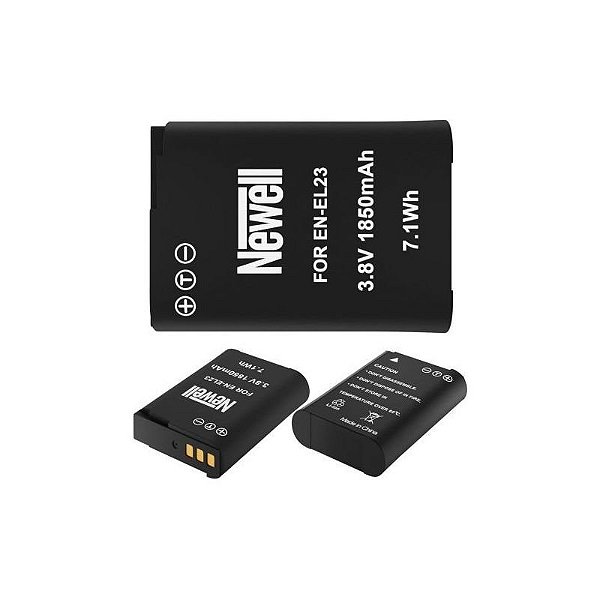 Bateria Recarregável Newell EN-EL23 para Câmeras Nikon