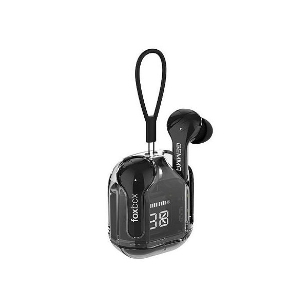 Fones de Ouvido Bluetooth Foxbox Boost Gemma - Cor Preto