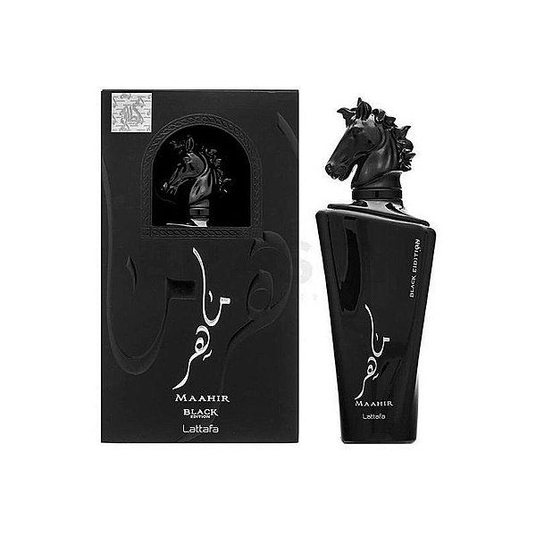 Perfume Lattafa Maahir Black Edition EDP Unissex 100ML - Elegância e Sofisticação