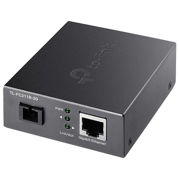 Conversor de Mídia Gigabit TP-Link TL-FC311B-20 para Rede WDM