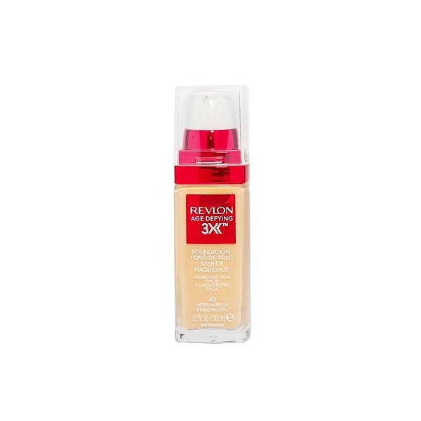 Revlon Age 3X Base Líquida Cor 40 - Efeito Antienvelhecimento