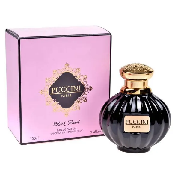Perfume Feminino Puccini Black Pearl EDP 100ml - Sofisticação e Elegância