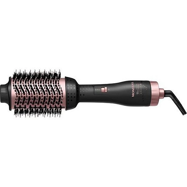 Secador De Cabelo 3 Em 1 Mondial Argan Es-14-Bi 1200 W Bivolt - Preto/Rosa