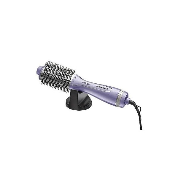 Secador de Cabelo e Escova Elétrica Mondial ES-21 Space Shine 1300W Roxo Bivolt