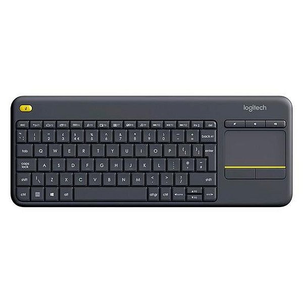 Teclado Sem Fio Logitech K400 Plus 920-007123 com Touch - Preto