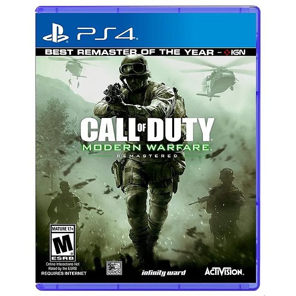 Jogo de Vídeo Call of Duty: Modern Warfare Remastered para PS4