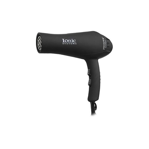 Secador de Cabelo Profissional Ion 4200W Preta - Modelo P 6800