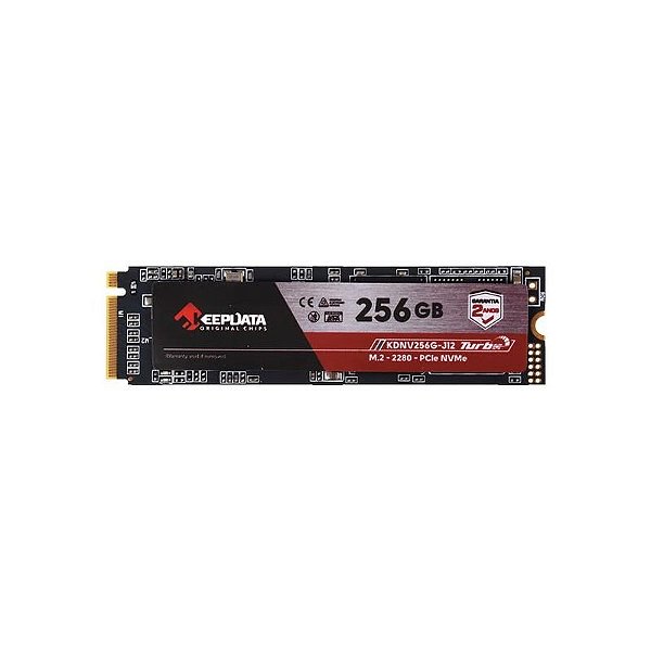 Ssd M.2 256Gb Turbo Keepdata Kdnv256G-J12 - Velocidade De Leitura 2.400 Mb/S - Preto
