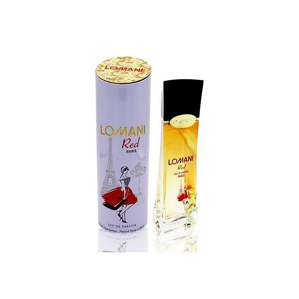 Perfume Lomani Vermelho Paris Eau De Parfum Feminino 100Ml