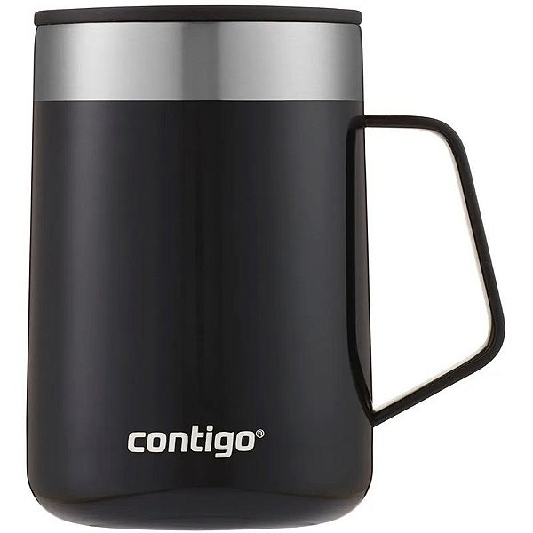 Caneca Térmica em Aço Inoxidável Contigo (414mL) - Cor Licorice