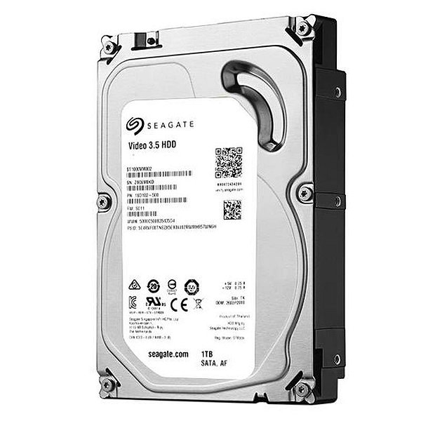 Disco Rígido Interno Seagate 1TB 3.5 ST1000VM002 - 5900 RPM para Vídeo
