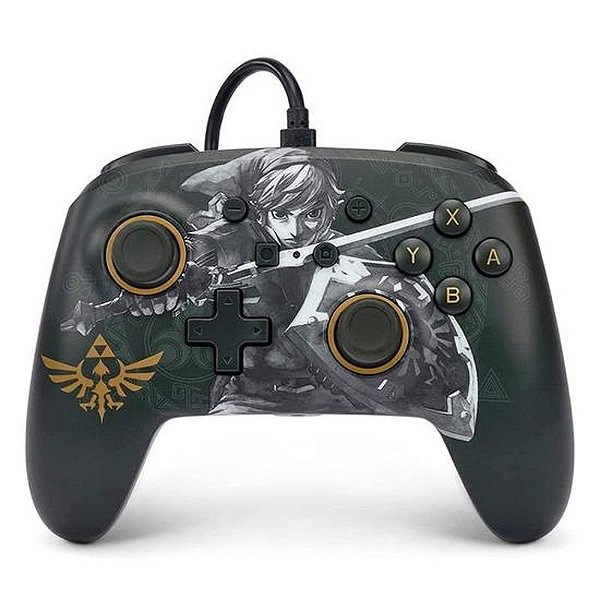 Controle PowerA Wired Melhorado para Nintendo Switch - Link Pronto para Batalha