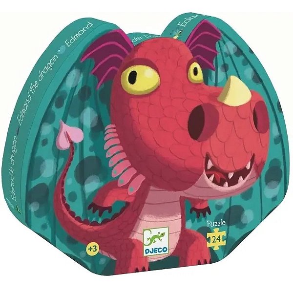 Quebra-Cabeça Edmond, O Dragão - 24 Peças - Djeco Dj07214