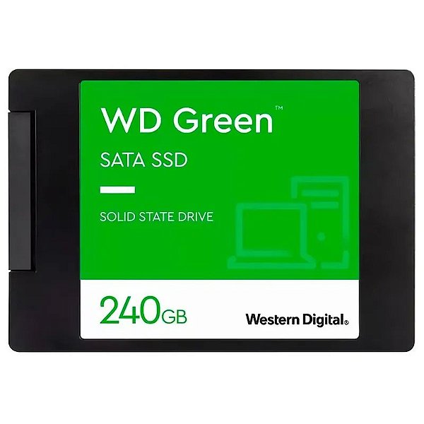 SSD Western Digital Green 240GB SATA 2.5'' - Desempenho Superior e Confiável