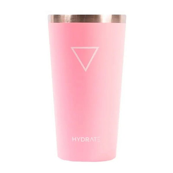Garrafa Térmica Hydrate 400 Rosa Pastel 473mL - Praticidade com Estilo e Elegância