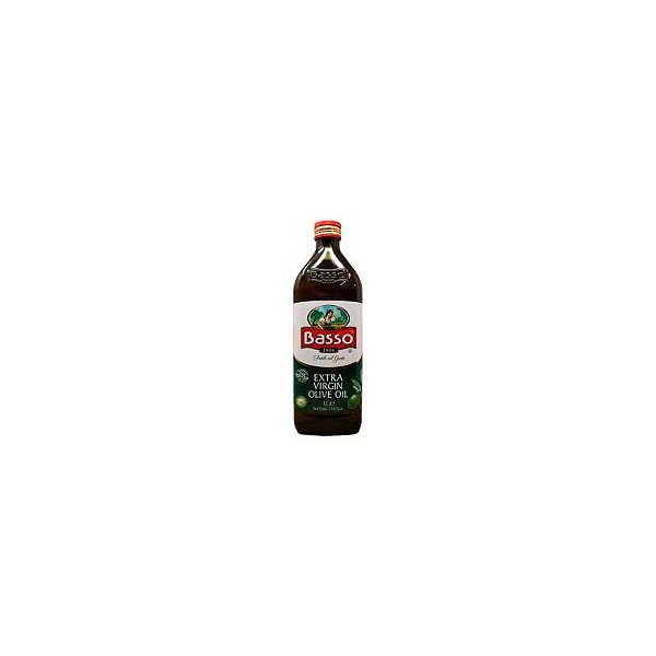 Azeite de Oliva Extra Virgem Basso 1 Litro - Qualidade Superior em Garrafa Elegante