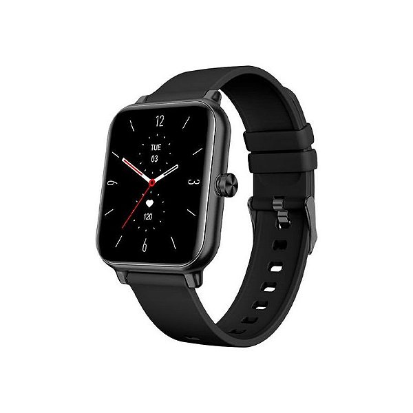 Relógio Inteligente FTX F24-BB 50MM - Preto Moderno e Funcional