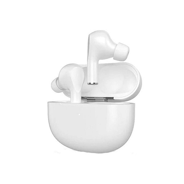 Fone de Ouvido Klip KTE-250WH Zoundbuds - Branco e Confortável para Música e Chamadas