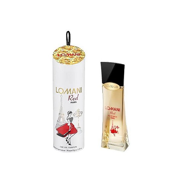 Perfume Feminino Lomani Red Paris Eau de Parfum 100ML - Elegância e Sofisticação