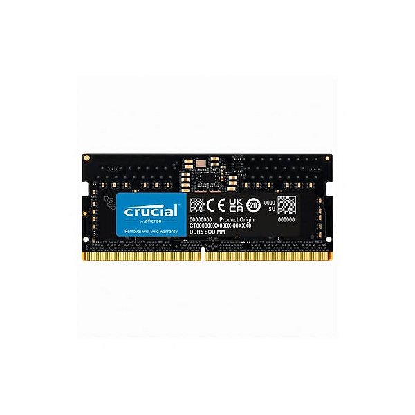 Memória RAM DDR5 8GB 5600MHz Crucial CT8G56C46S5 - Alta Performance para PCs