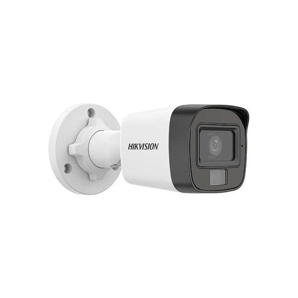 Câmera de Segurança Hikvision DS-2CE16K0T-LPFS 3K 2.8mm. Cor Branca e Preta