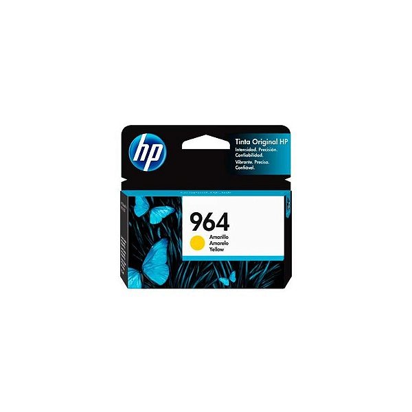 Cartucho De Tinta Hp 964 Amarelo Original - Modelo 3Ja52Al