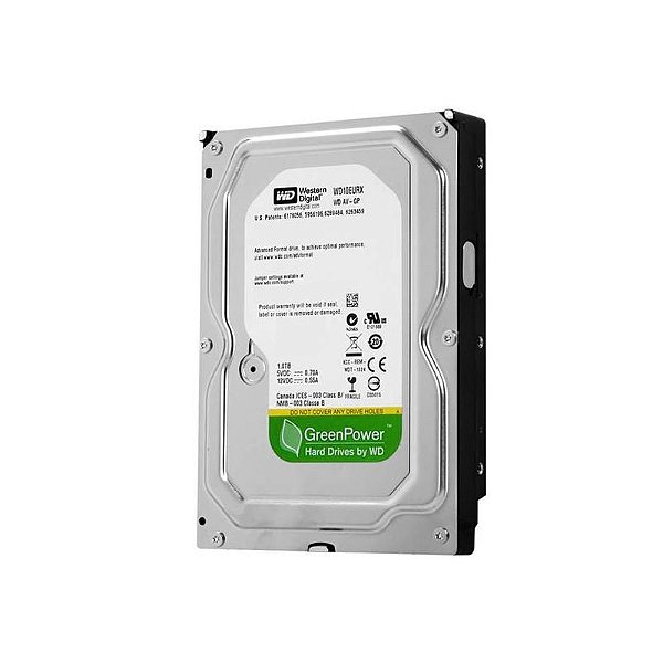 Disco Rígido Interno Western Digital 1TB 3.5 7200 RPM - Modelo WD10EURX-61UY4Y0