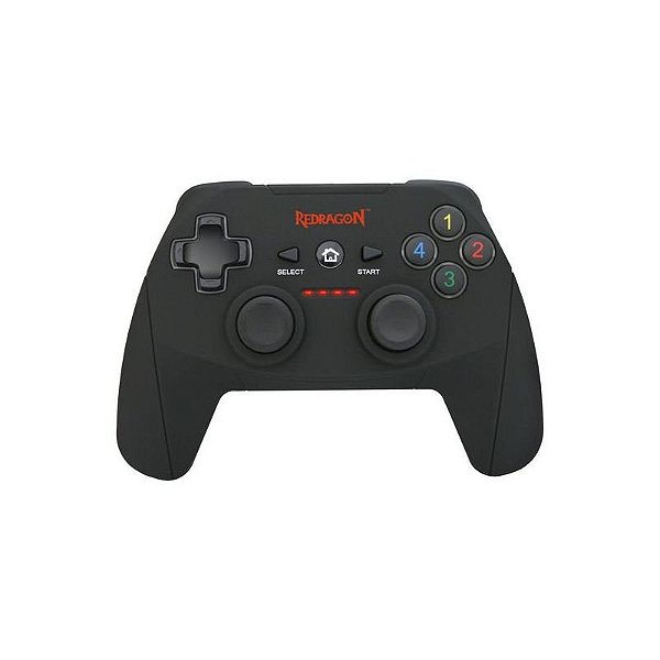 Controle Sem Fio Redragon G808 Harrow para PlayStation 3 e PC - Cor Preto