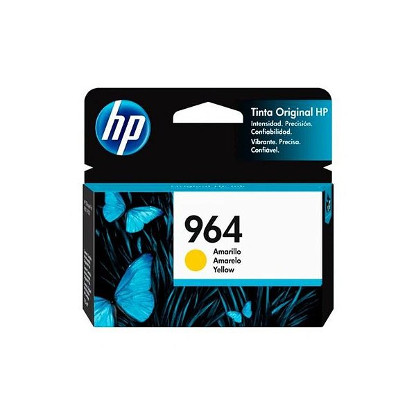 Cartucho de Tinta HP 3JA52AL Amarelo 964 para Impressoras Compatíveis