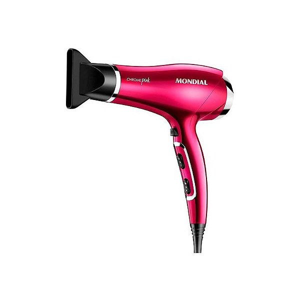 Secador Mondial SC-36 2000W Chrome Rosa - Potente e Elegante 220V