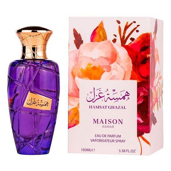 Perfume Feminino Maison Hamsat Ghazal Eau de Parfum 100ML - Elegância e Sofisticação
