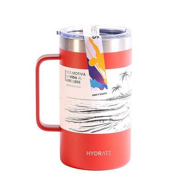 Garrafa Térmica Hydrate Manija 710 ML Vermelha