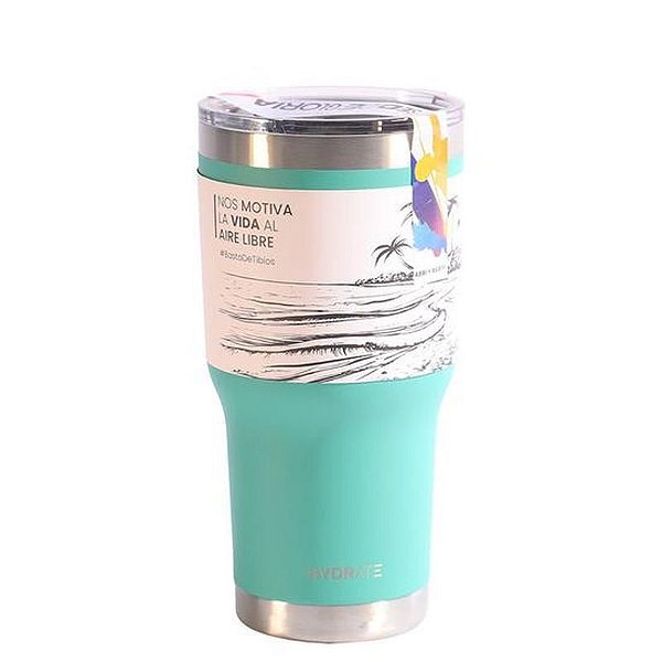 Copo Hidratante Verde Menta 887 ML - Design Moderno e Funcional