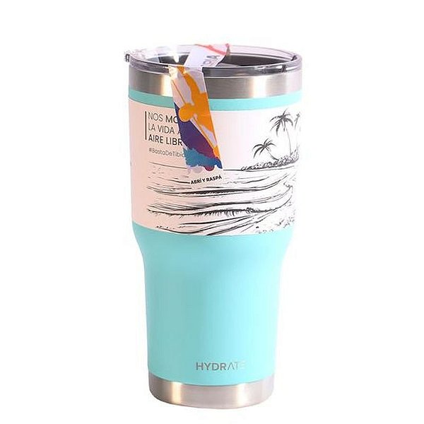 Copo Hidratante Aqua 887 ML - Design Ergonômico e Prático para o Dia a Dia