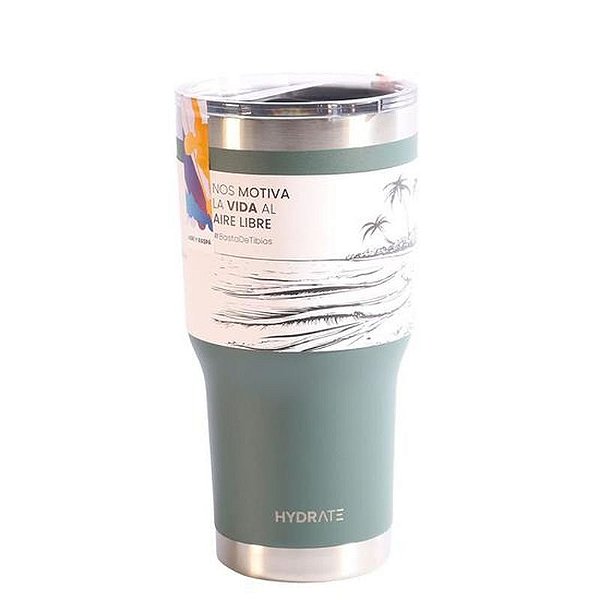 Copo Hidratante 887 ML Verde Salvia