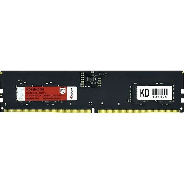 Memória RAM DDR5 Keepdata 8GB 4800MHz KD48N40/8G