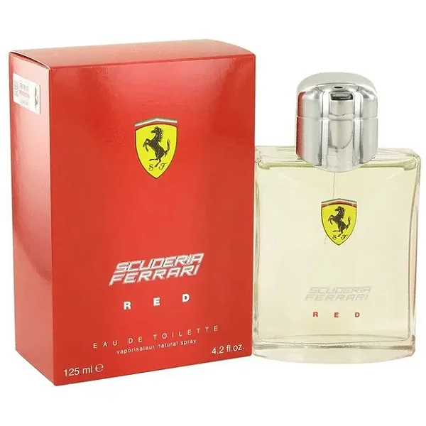 Perfume Ferrari Scuderia Red 125Ml Edt - Fragrância Masculina Esportiva