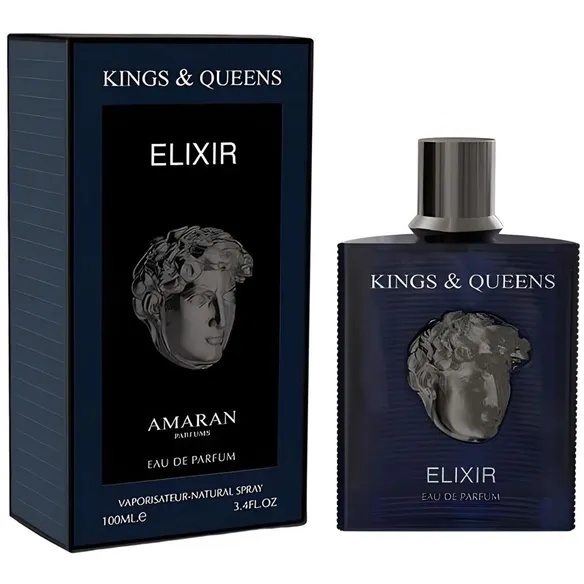 Perfume Elixir Amaran Kings & Queens Masculino 100ml EDP