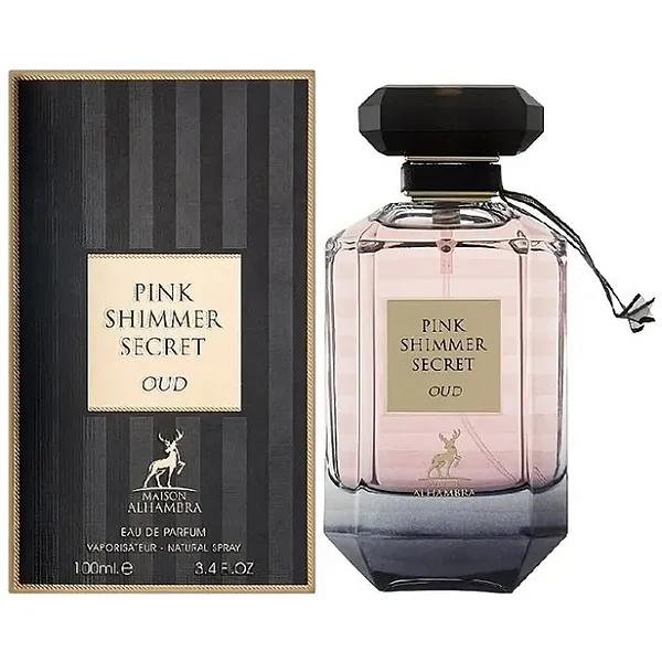 Perfume Feminino Alhambra Pink Shimmer Secret Oud Edp 100Ml