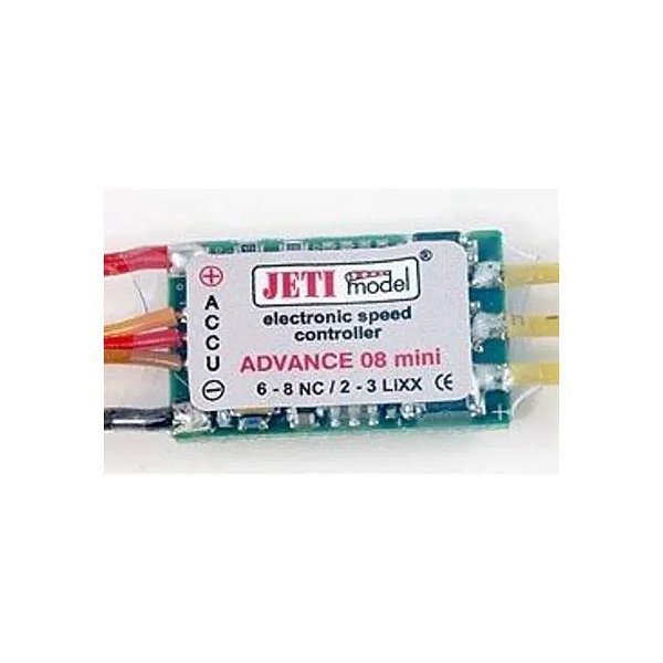 Jeti 8 Mini P - Motor Sem Escova para Modelismo de Alta Velocidade
