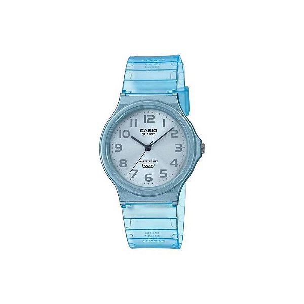 Relógio De Pulso Feminino Casio Mq-24S-2Bdf - Azul Celeste