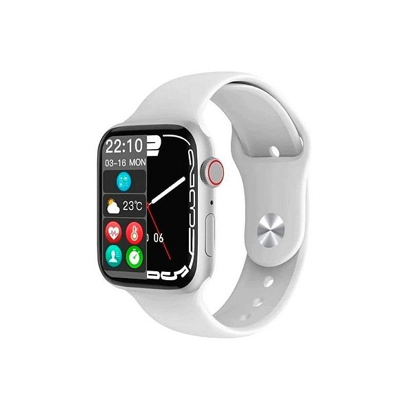 Relógio Smartwatch Tec W8 45MM - Prata