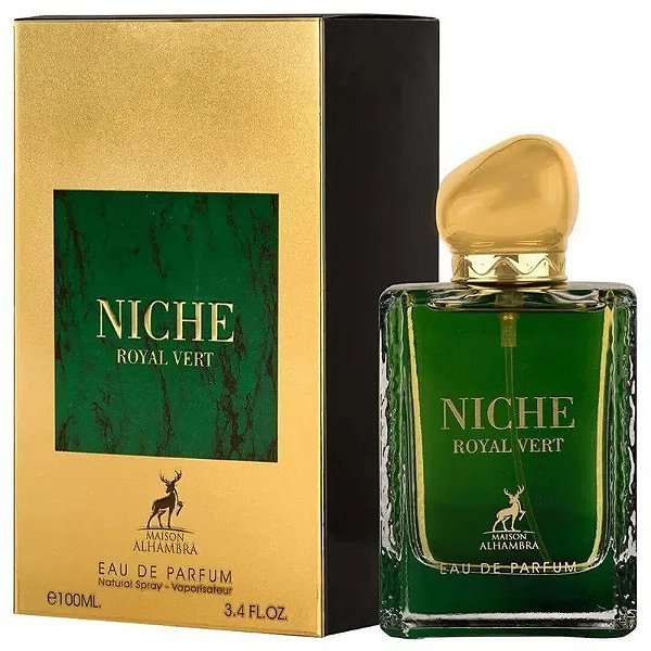 Perfume Alhambra Niche Royal Vert EDP 100mL - Unissex sofisticado e elegante