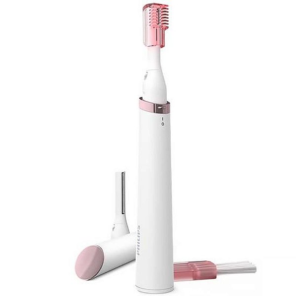 Aparador de Pelos Philips HP6389/00 Sem Fio - Branco e Rosa