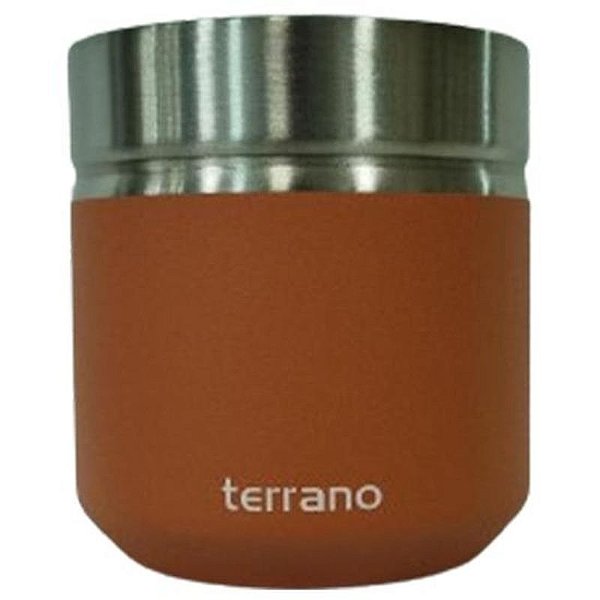Copo Guampa Terrano Folkie de 180ML em Terracota - Ideal para Chás e Bebidas Quentes